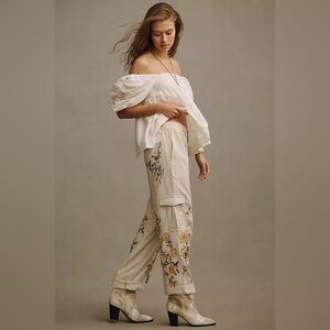 Pilcro Botanical Slim Linen Beach
Cargo Pants | Anthropologie